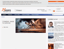 Tablet Screenshot of nexans-fi.com
